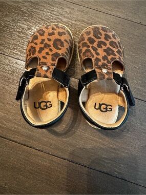 Toddler Ugg Emmery Leopard Sandal